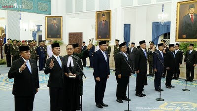 Presiden Prabowo Lantik 9 Pejabat Baru, Jenderal Maruli Simanjuntak Jadi Wakil Panglima TNI